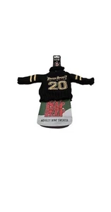 New Wine Bottle Knit Sweater Snoop On The Stoop Black Gold Embroidered Bar Decor - Picture 1 of 2