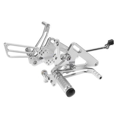 For Honda CB400 VTEC1-4 Rearset Rear Set Adjustable Race Footpegs Silver GP Foto 1 de 4