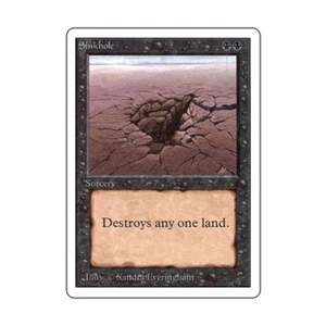 WOTC MtG Unlimited Sinkhole (C) EX - Picture 1 of 1