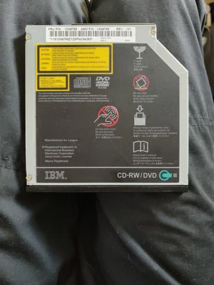 ThinkPad T40/T41/T42/T43 BEZEL CD-RW/DVD II ULTRABAY SLIM TESTED WORKING - Image 1 of 4