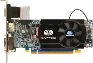 Sapphire AMD Radeon HD 5570 1GB DDR3 PCIe DVI VGA DisplayPort Video Card 299-2e1 - Picture 1 of 3