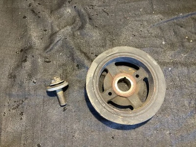 02-09 丰田凯美瑞 Scion XB 2.4L 2AZFE 曲轴谐波滑轮和螺栓 — 第 1/2 张图片