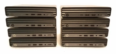 HP ProDesk 400 G6 Mini, Gold G6400@3.4GHz, 8GB RAM, No HDD/OS/AC, Lot of 8 - Image 1 of 4