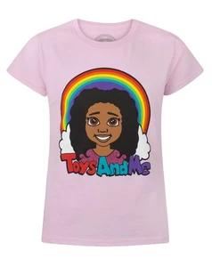 Camiseta Disney Rosa Tiana Manga Corta Niñas - Imagen 1 de 4