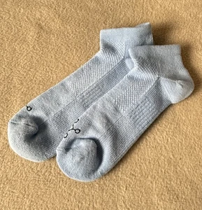 Tommie Copper Ankle Sock Baby Blue Compression Footwear Athletic Health - Picture 1 of 7