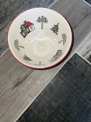 1 x WEDGWOOD WINDSOR NAVIDAD 5.25" SOPA PROFUNDA PASTA ARROZ TAZÓN EXCELENTE ESTADO. Foto 1 de 3
