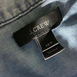 J.CREW Women's Denim Long Sleeve Shirt, Button Down, Size Large, 100% Cotton - Picture 1 of 11