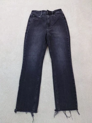 Gap Vintage Slim Sky High Rise Faded Black Stretch Jeans 26|2S Womens 25x26 - Image 1 of 4