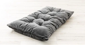Chillkissen ca. 70 x 120 cm, Stahlgrau - Bild 1 von 4
