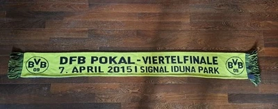 DFB Pokal Viertelfinale 2015 Fanschal Schal BVB Dortmund - TSG 1899 Hoffenheim - Bild 1 von 2