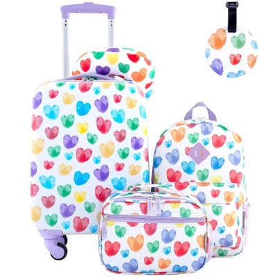 5 Piece Kids' Luggage Set, Thumbprint Heart - Image 1 of 4