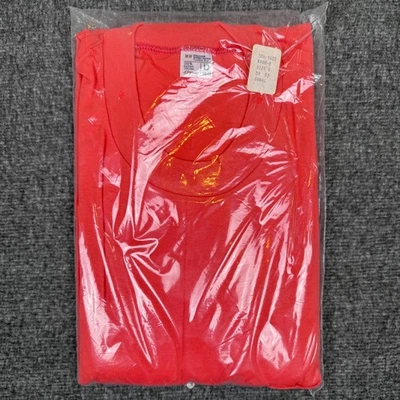 Camiseta De Colección JC Penney Bolsillo en Blanco Para Hombres 2XL Coral Manga Corta Sin Stock Años 70 Foto 1 de 4