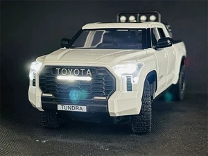 2023 Toyota Tundra TRD Off-Road 4×4 1:24 Scale Diecast white - Picture 1 of 10