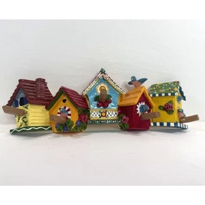 Appendiabiti da parete decorativo 3D Mary Engelbreit voliera gancio chiave cottagecore - Foto 1 di 11