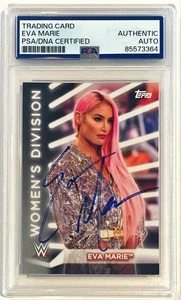 2021 Topps Womens Division WWE Eva Marie Signed Auto Card #R-53 PSA DNA - Picture 1 of 1
