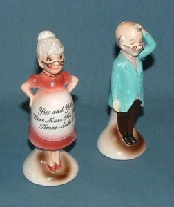 COPPIA AGITATORI VINTAGE "ANCE MORE FOR OLD TIMES SAKE" - ENESCO - USATI - Foto 1 di 3