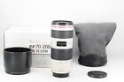 Canon EF 70-200mm f/4 L IS USM Lens + Hood  Near Mint From Japan #7771