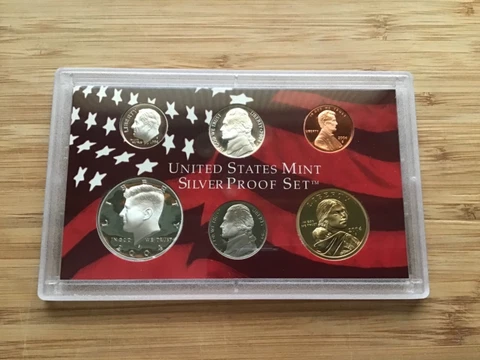2004 S Partial Proof Set Kennedy Dime Nickel Cent 90% Silver US Mint 6 Coins Cover