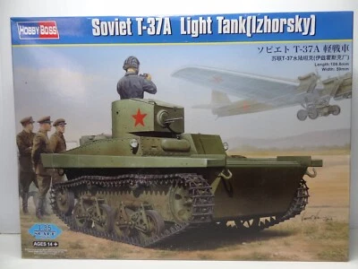 HOBBY BOSS KIT SCALA 1/35 COD. 83821 SOVIET T-37/A LIGH TANK INTEGRO  WWII  - Immagine 1 di 4