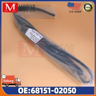 Puerta delantera derecha canal de vidrio fieltro funcionamiento para Toyota Corolla 2002-2008 68151-02050 EE. UU. Foto 1 de 4