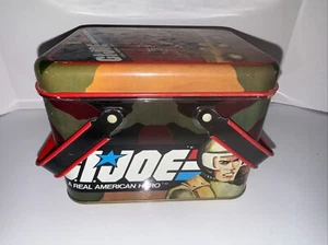 Vintage G.I. Joe Action Figure Tin Lunch Box Metal Case 1982 Cheinco - Picture 1 of 16