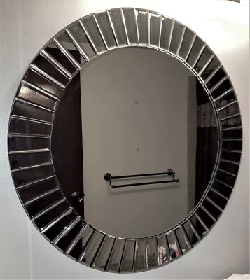 Decor Wonderland The Glow Modern Frameless Wall Mirror - 27.5" Round - Mint - Image 1 of 3