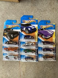 Hot Wheels 10 SET WALMART EXCLUSIVE REDLINE MINI FIREBIRD CUDA BUICK VW CHARGER - Picture 1 of 11