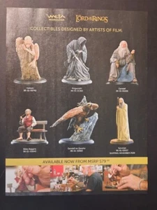 Minifigure Weta Workshop IL SIGNORE DEGLI ANELLI ~ Pagina rivista STAMPA ANNUNCIO - Foto 1 di 1