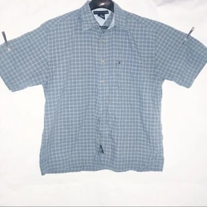 Tommy Hilfiger Men XL blue Strip Button Shirt XL - Picture 1 of 8