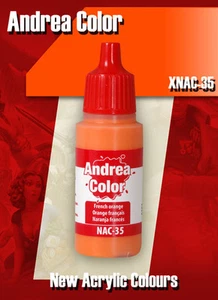 ANDREA MINIATURES COLOR XNAC-35 - FRENCH ORANGE - 17ml ACRILICO - Picture 1 of 1