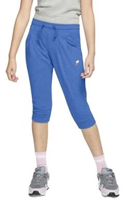 Nike Sportswear Big Kids' (Girls') Capris (Blue/Pink) CT8537-402 $30 Retail - Picture 1 of 2