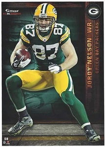 JORDY NELSON FATHEAD TRADEABLES KSU WILDCATS GREEN BAY PACKERS STICKER 2012 #59 - Picture 1 of 3