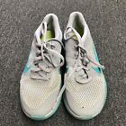 Nike Free 4.0 Women size 9 Gray Green Running Shoes 642200-031 Tie