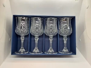 Juego de 4 copas de cristal de vino Cristal d'Arques Longchamp de 7 1/2" de alto - Imagen 1 de 9