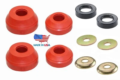 PAIR Front Suspension Radius Arm Kit Bronco Ranger Ford F-150 F-250 USA Bushings - Image 1 of 4