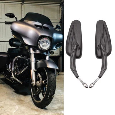 Espejos retrovisores negros para motocicleta Harley Street Glide Special CVO 2014-2018 Foto 1 de 4
