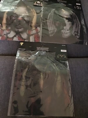  HALLOWEEN Esqueleto, Payaso, Bruja Iluminar LED Ventana Mirador Peeper Decoración Foto 1 de 4