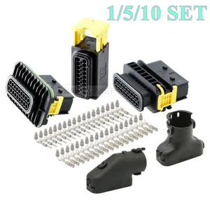 Kit de enchufe conector impermeable macho hembra automotriz TE HDSCS de 18 vías/pines - Imagen 1 de 14
