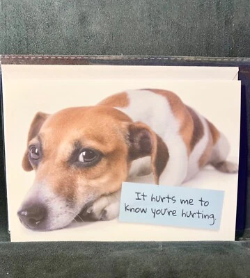 Get Well Soon Greeting Card Sweet Puppy - Image 1 of 2