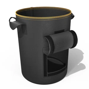 10 Pcs Potato Planting Growing Plant Fabric Pot Nursery Bags Thickened Nonwoven - Picture 1 of 35