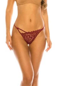 Dreamkue Floral Lace Thong - CLEARANCE - Picture 1 of 7