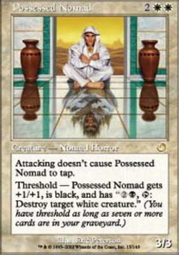 Possessed Nomad ~ Lightly Played Torment MTG Magic UltimateMTG White Card - Image 1 of 1
