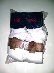 USA SOCKS HALF DOZEN FITS 10-13 UNISEX QUARTER LENGTH - Picture 1 of 2