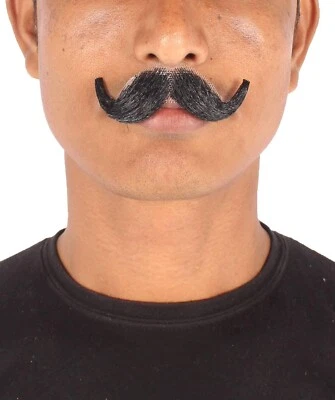 Men's Imperial Synthetic Hair Mustache Facial Hair Multiple Color Options M-1257 - Image 1 of 4