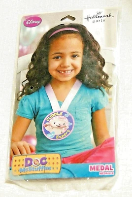 DOC McSTUFFINS  1- MEDAL WITH 24 " RIBBON  --PARTY SUPPLIES - Image 1 of 2
