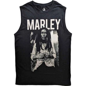 ** Bob Marley Black & White Picture Official Licensed Vest Tank Top T-shirt ** - Picture 1 of 3