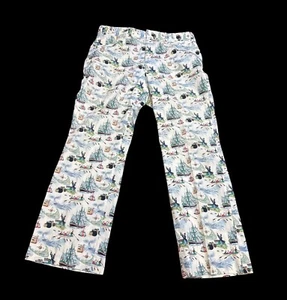 VTG 70’s Dozi Izod Moby Dick The Sprouted Inn Men’s Dico Golf Pants Size 34 X 29 - Picture 1 of 6