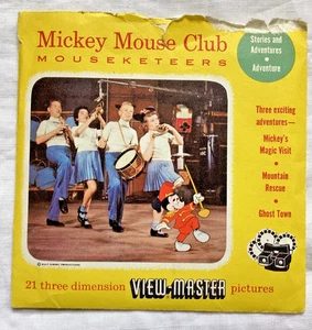 Mickey Mouse Club Mouseketeers View Master S3 Packet 1956 - Picture 1 of 2