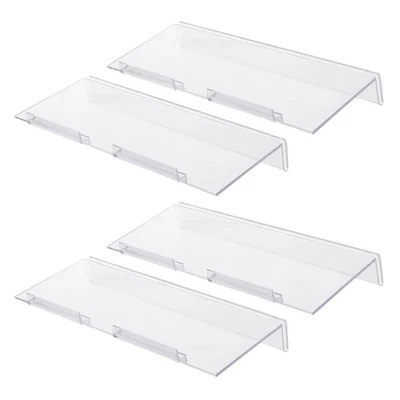  4 Pcs Teca Per Scarpe Porta Trasparenti Del Display Espositore Trasparente - Immagine 1 di 4