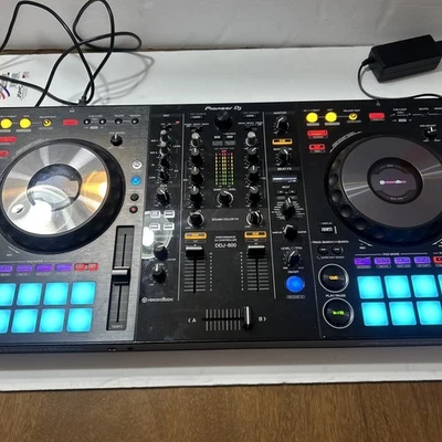 Pioneer DJ DDJ-800 Black with Power Supply and USB Cable Tested & Working - Image 1 of 4